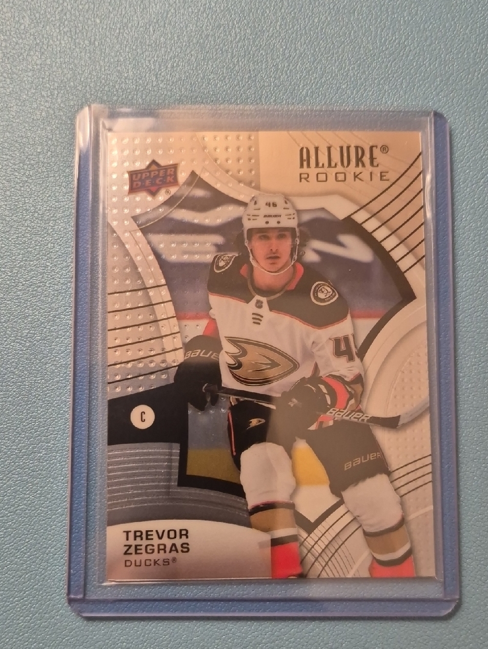 Allure Trevor Zegras Pink and Lavender Rookie Card